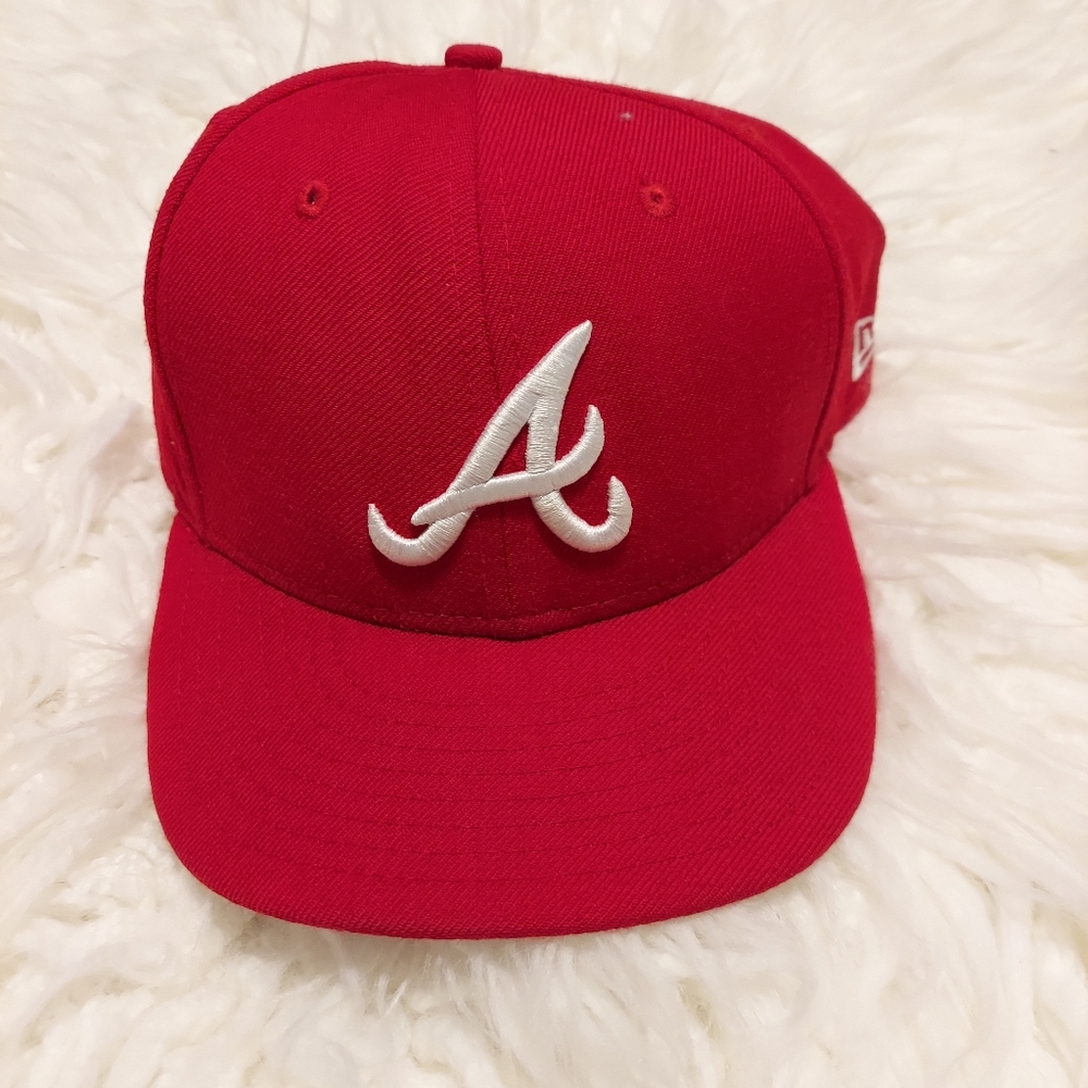 Atlanta Braves New Era Red Hat 7.5